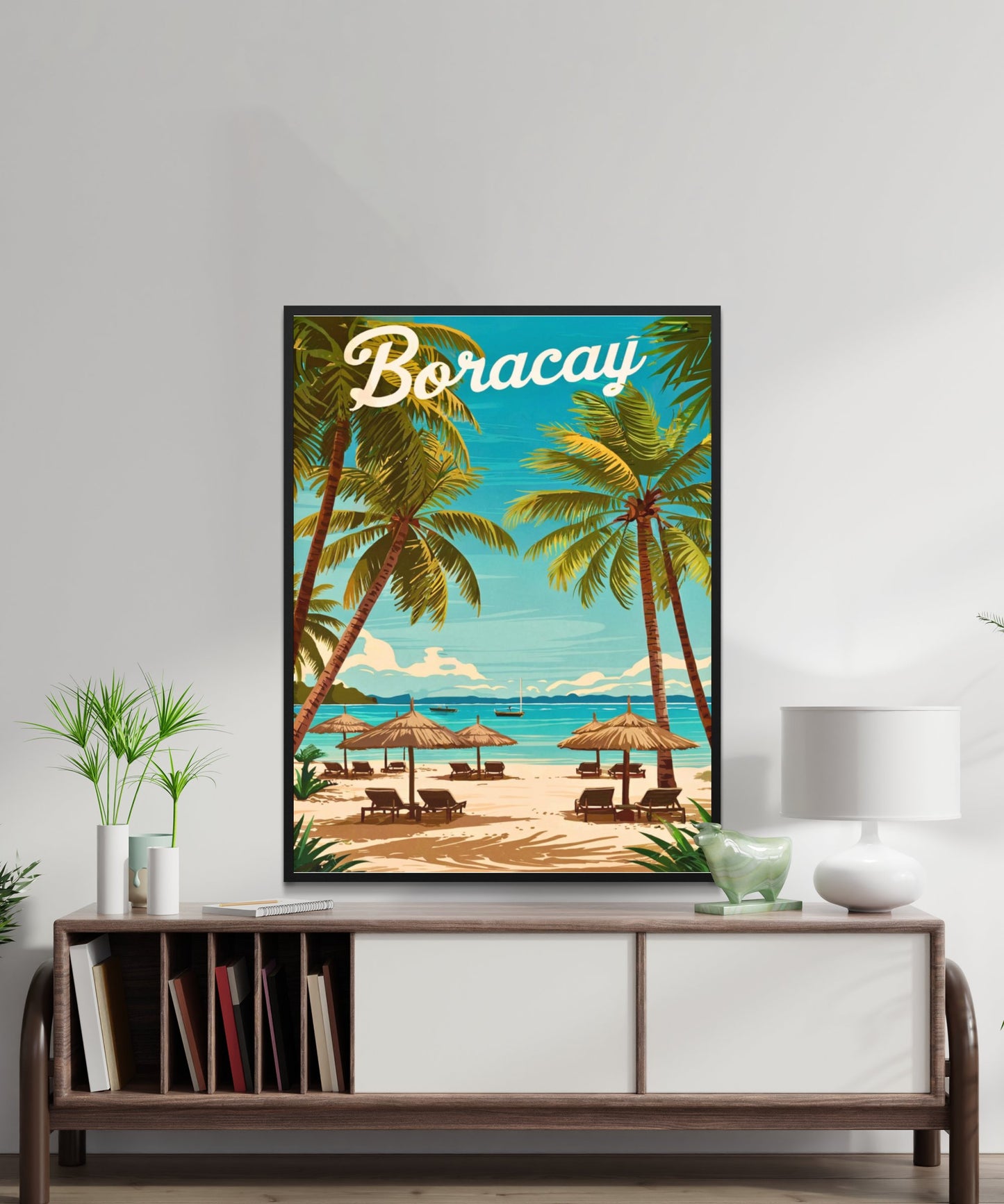 Boracay Vintage Travel Poster