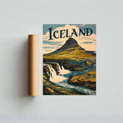 Iceland Vintage Travel - Timeless Land of Fire and Ice