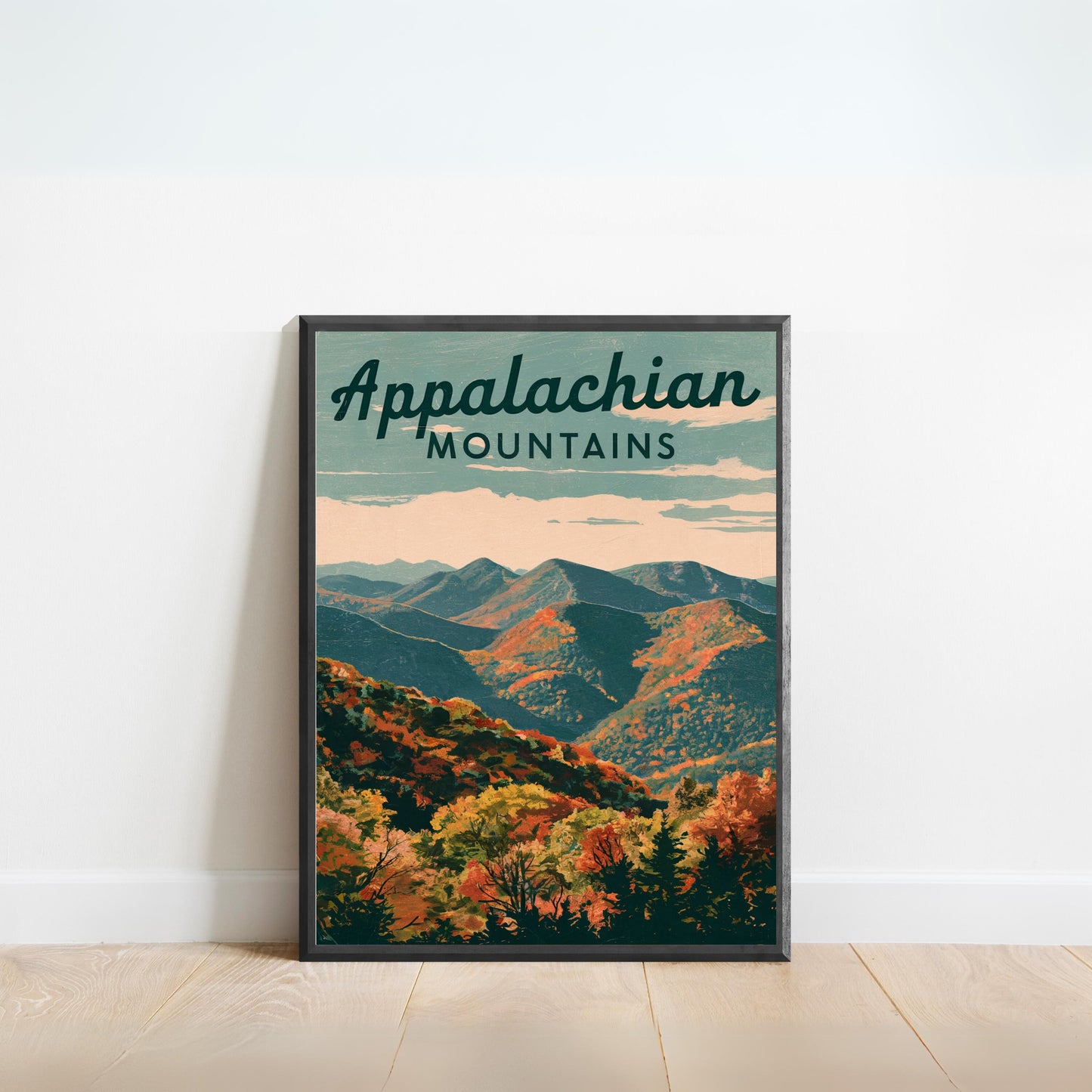 Appalachian Vintage Travel Poster