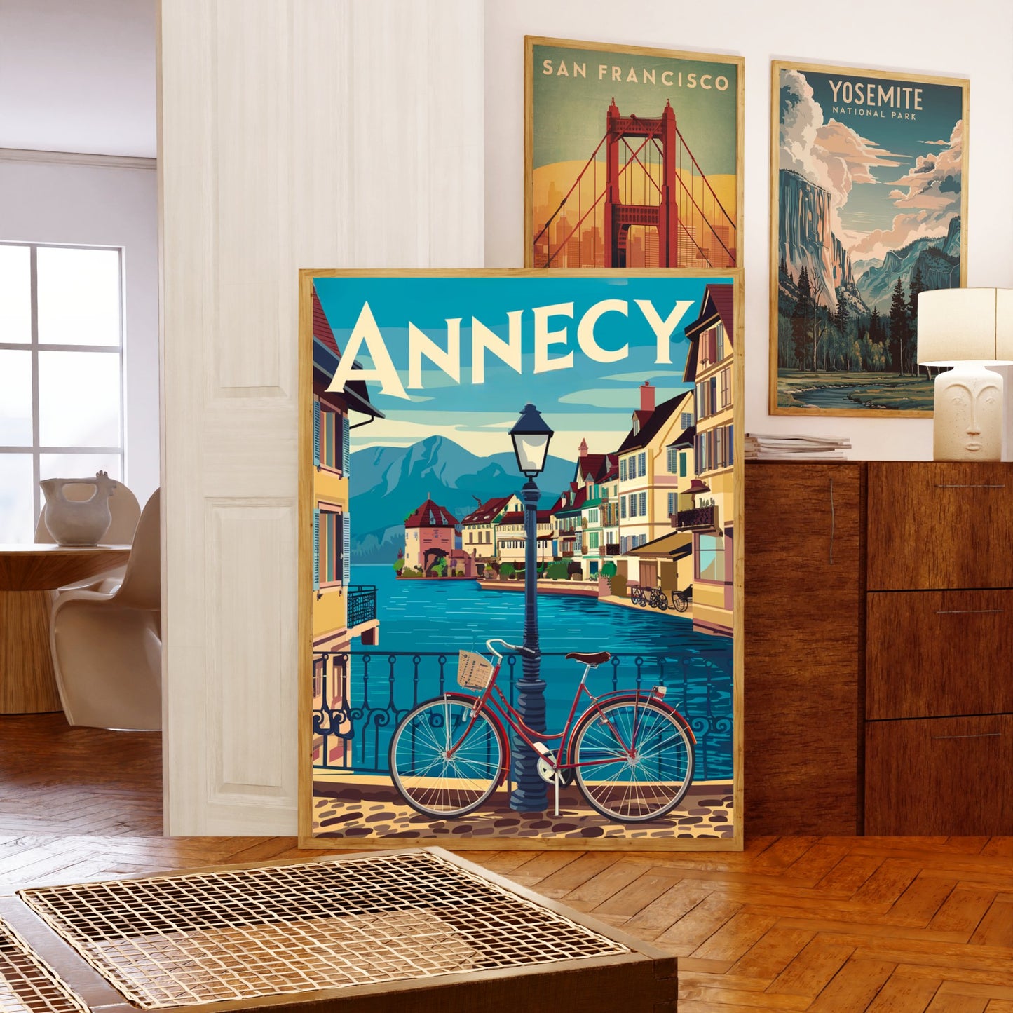 Annecy Vintage Travel Poster