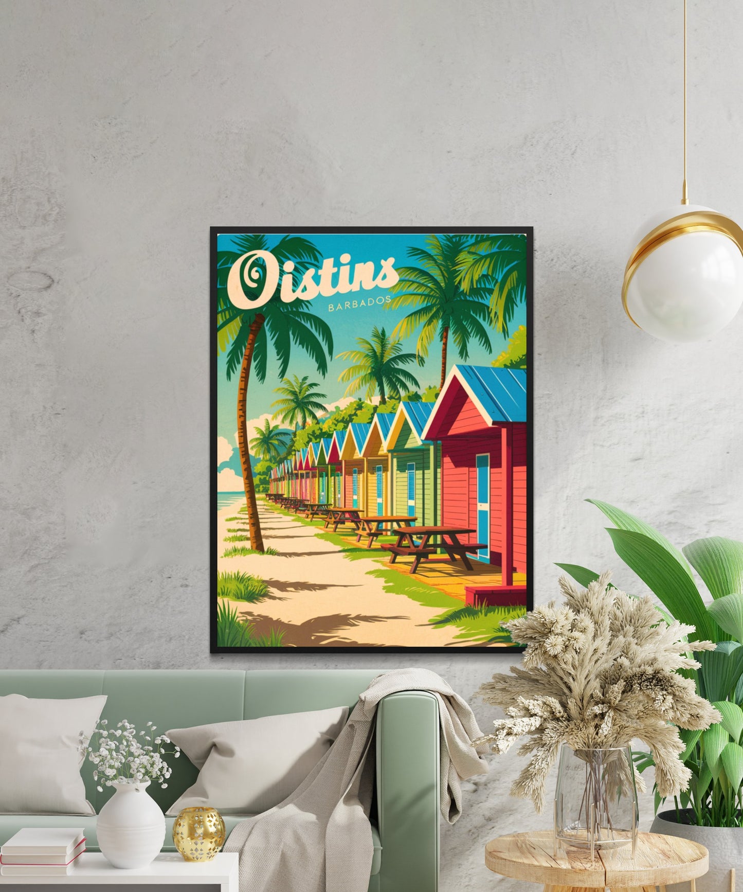 Oinstins Vintage Travel Poster - Timeless Beauty