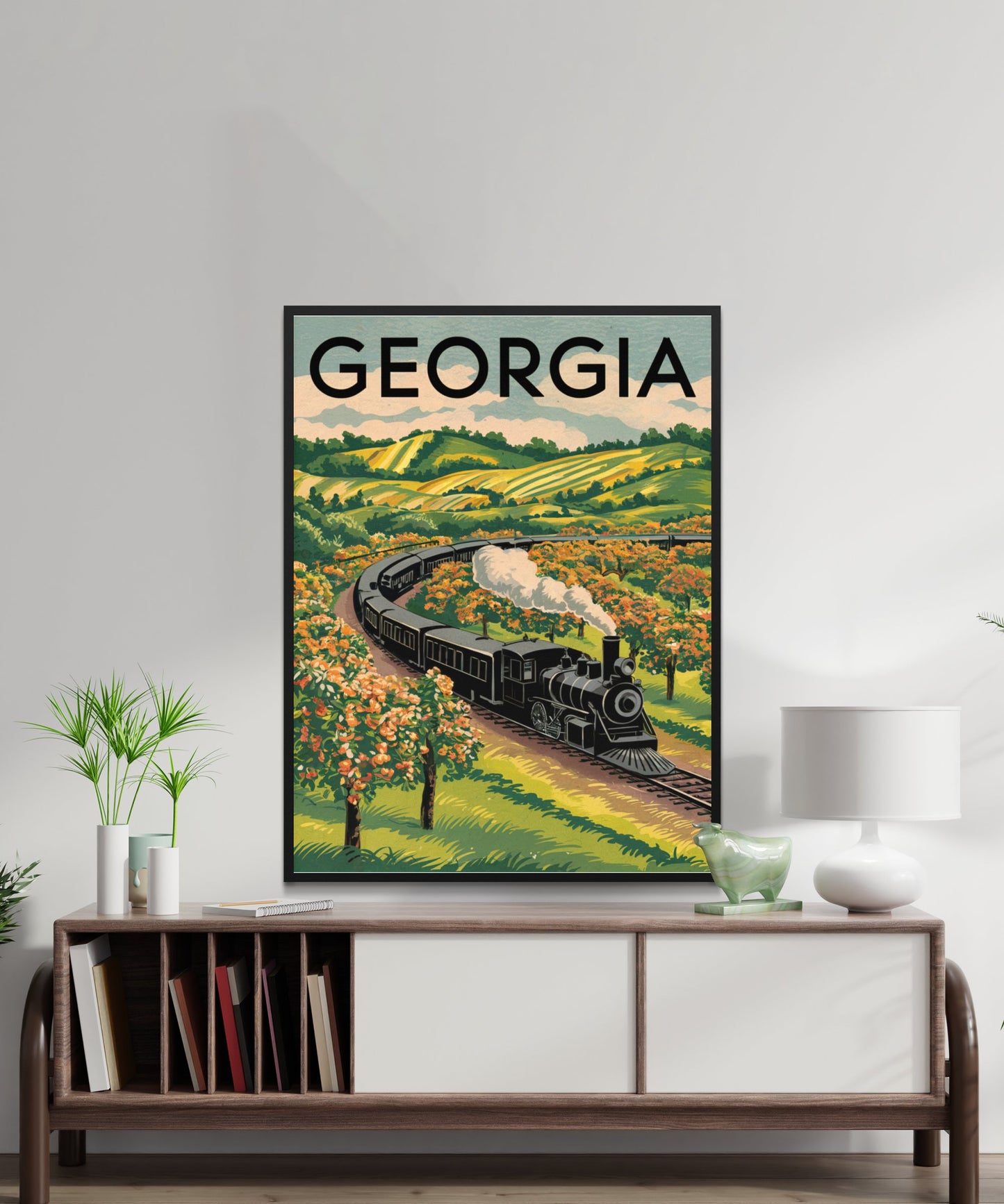 Georgia Vintage Travel Poster