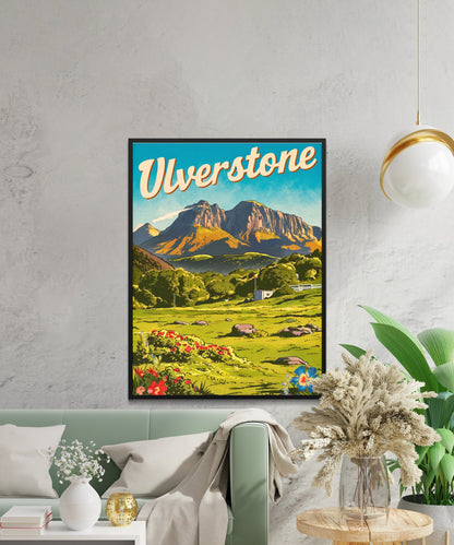 Ulverstone Vintage Travel Poster