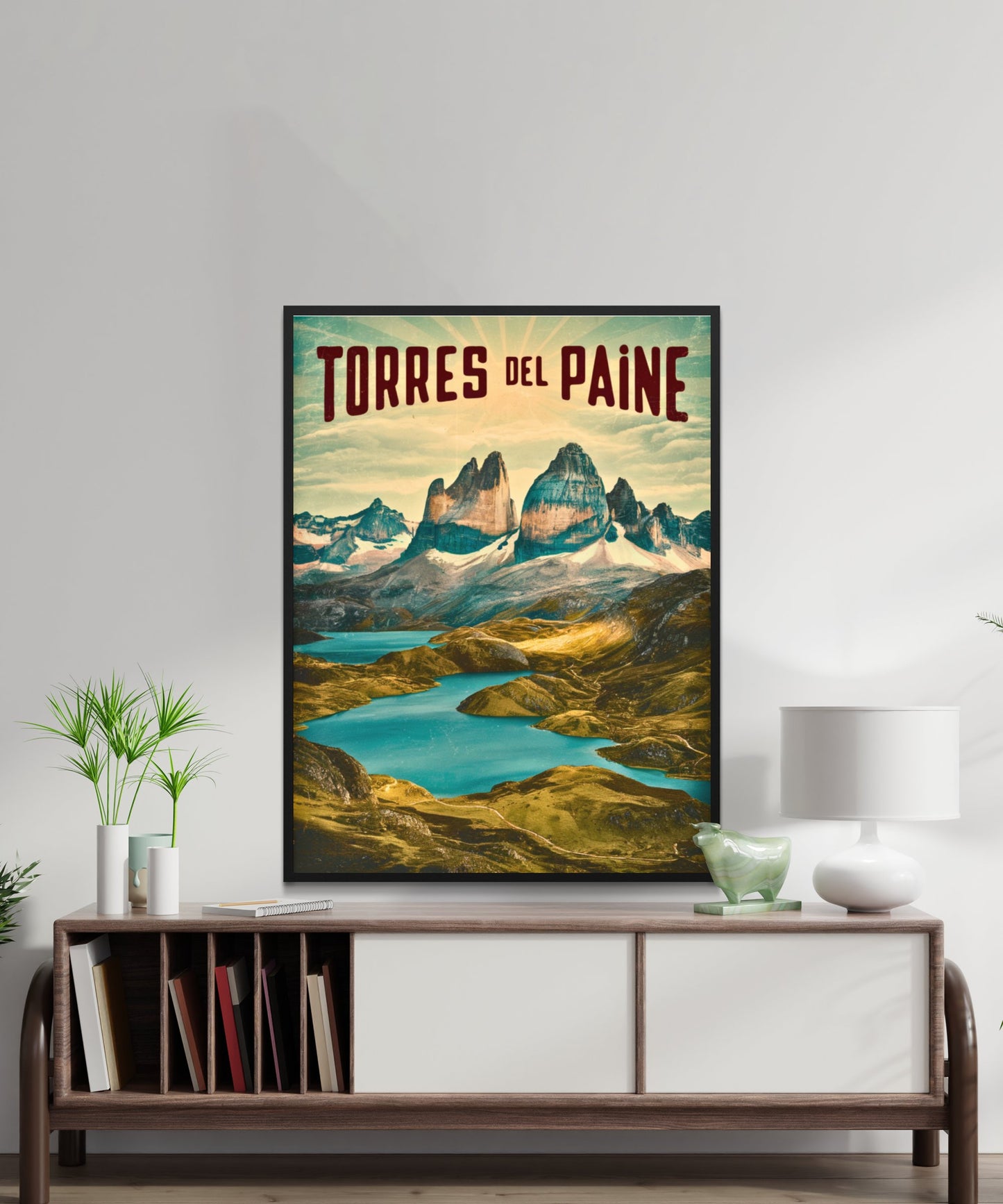 Torres del Paine Vintage Travel Poster - Timeless Beauty