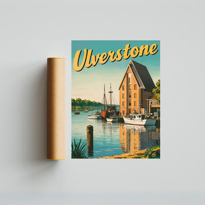 Ulverstone Vintage Travel Poster - Lush Landscapes