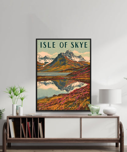 Isle of Skye Vintage Travel Poster