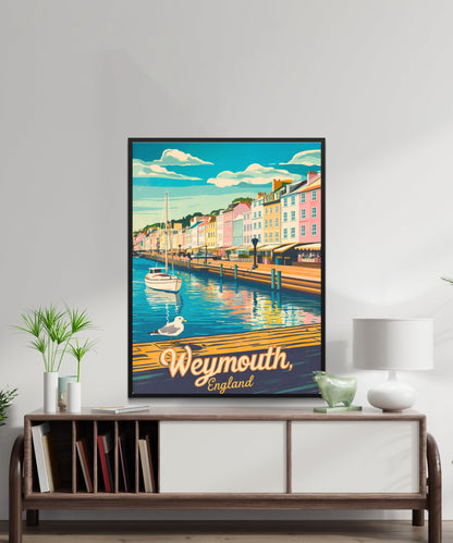 Weymouth  Vintage Travel Poster - Hidden Oasis