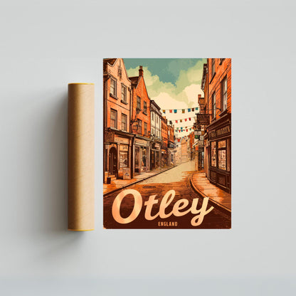 Otley Vintage Travel Poster