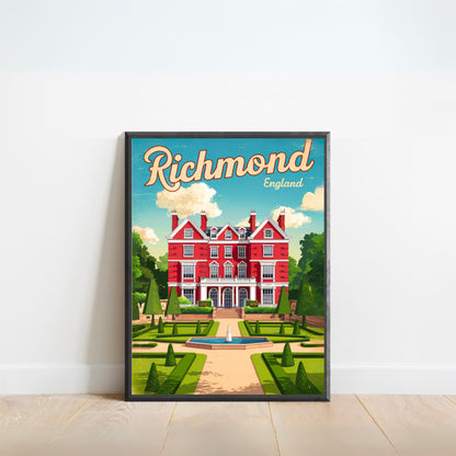 Richmond Vintage Travel Poster - Colonial Heritage