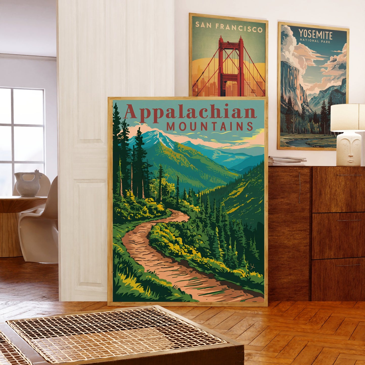 Appalachian Vintage Travel Poster