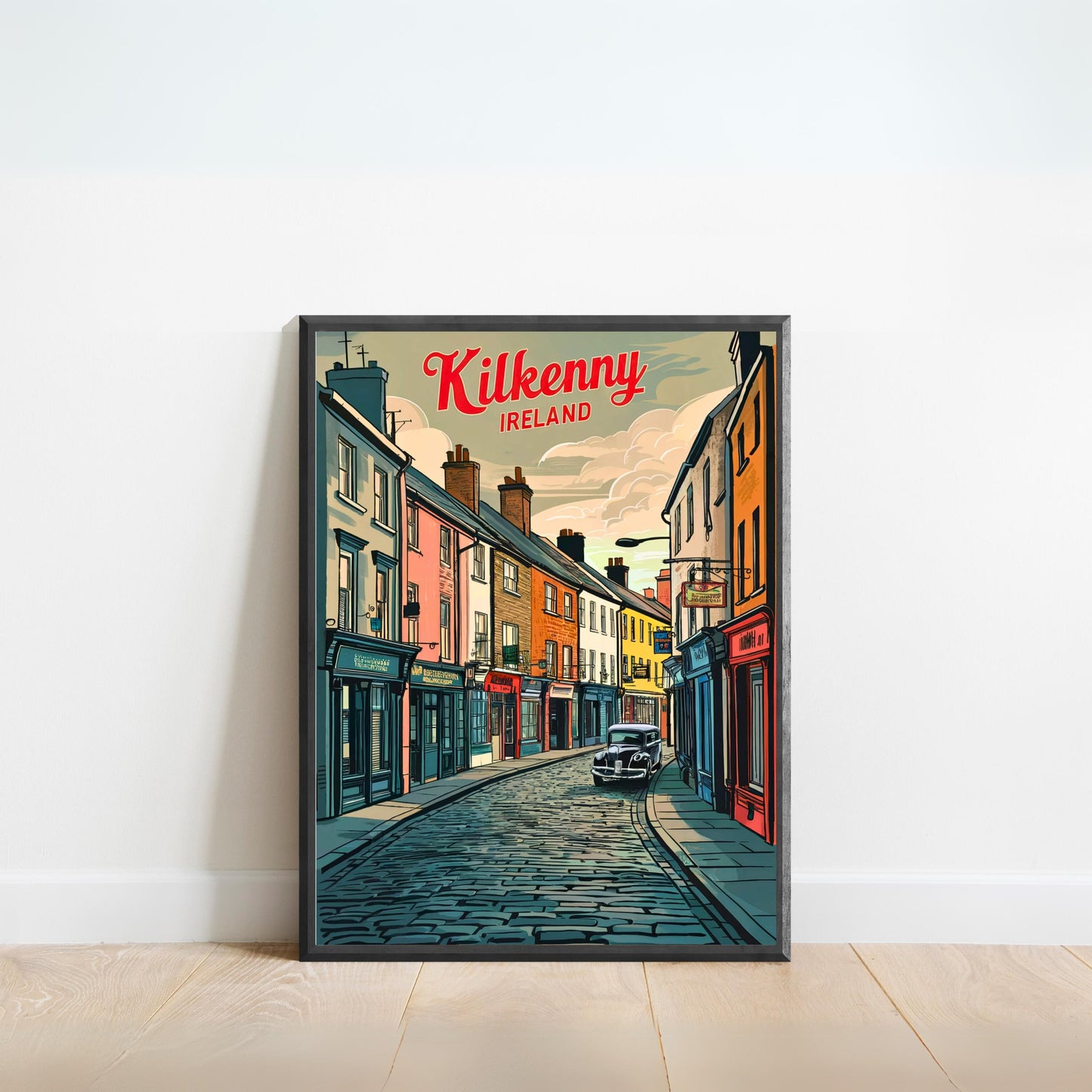 Kilkenny Vintage Travel Poster