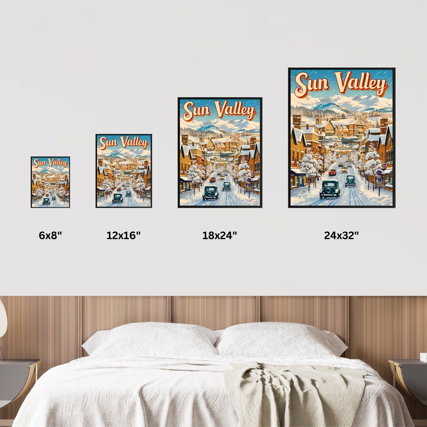 Sun Valley Vintage Travel Poster