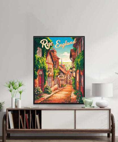 Rye Vintage Travel Poster