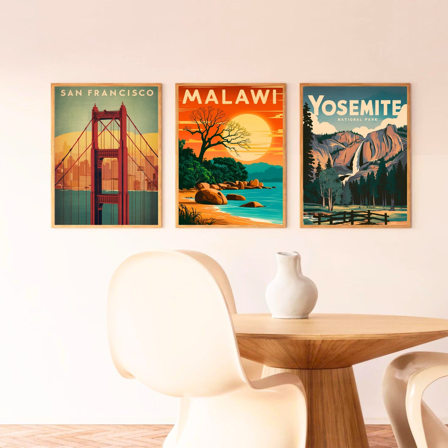 Lake Malawi Vintage Travel Poster - Outdoor Adventure