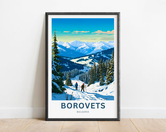 Borovets Travel Poster