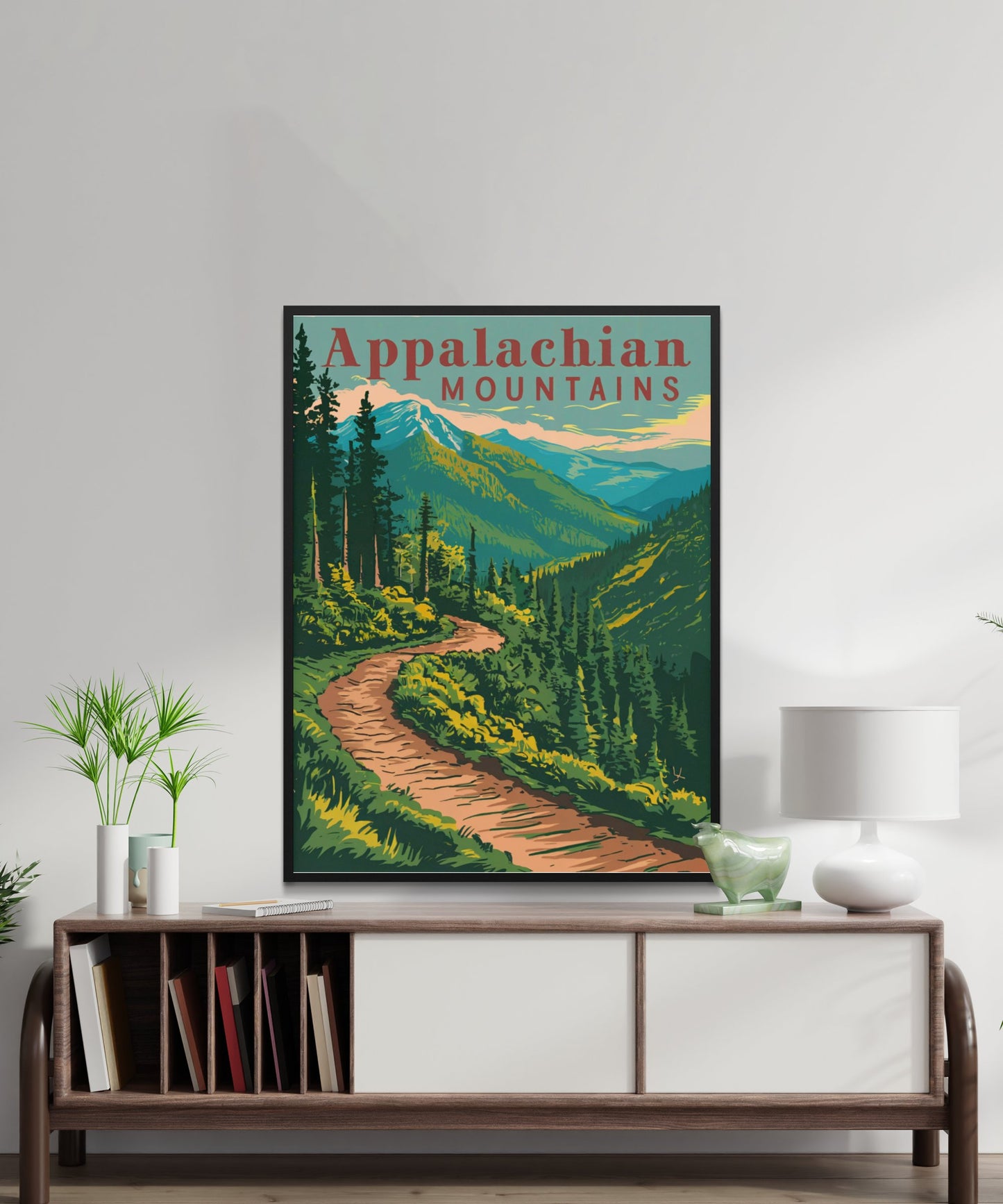 Appalachian Vintage Travel Poster