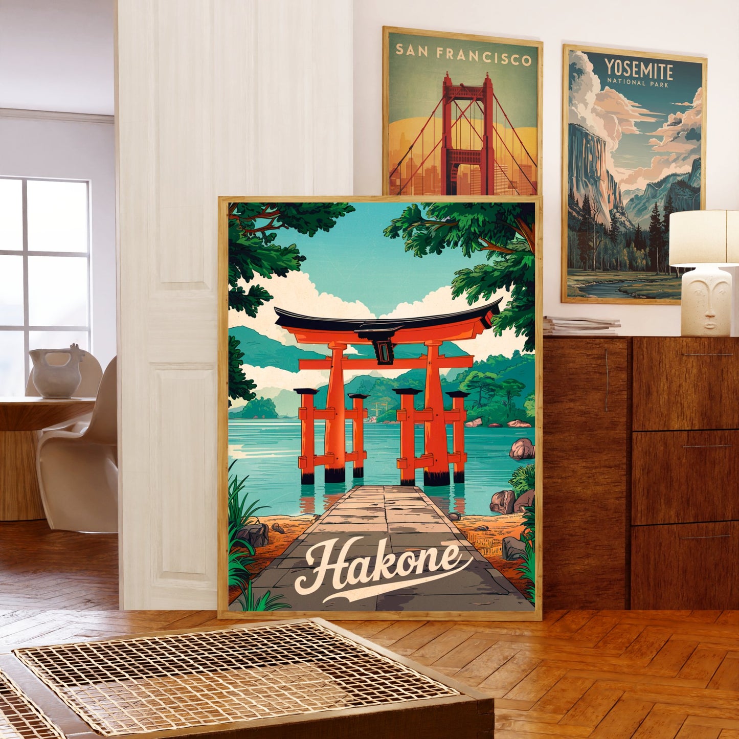 Hakone Vintage Travel Poster - Cultural Traditions