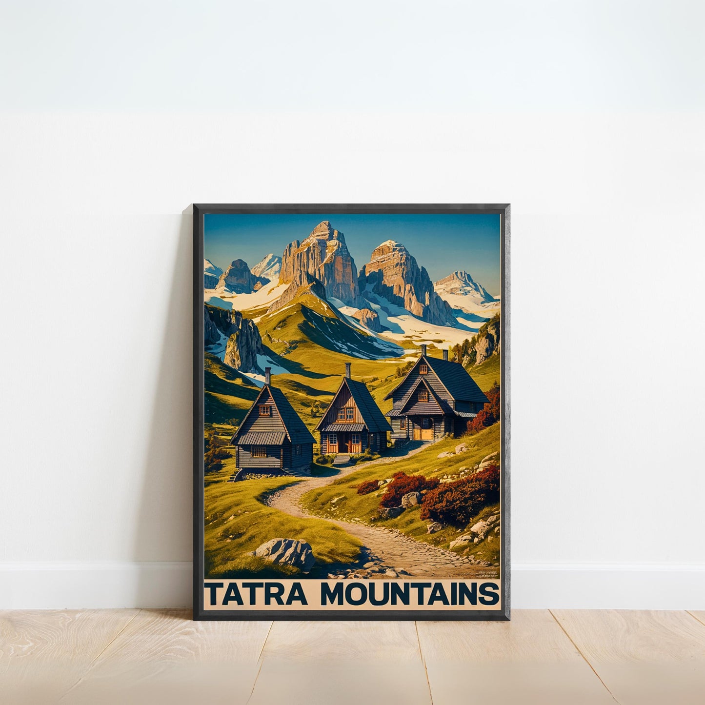 Tatra Mountains Vintage Travel Poster - Adventure Retreat