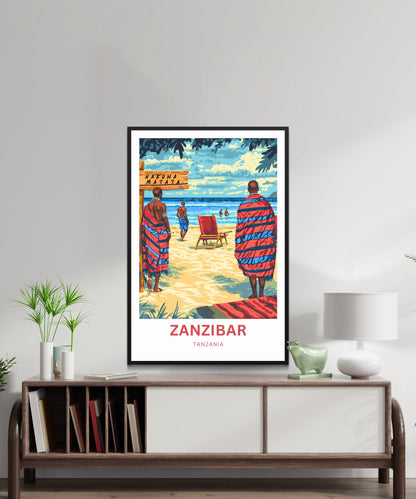 Zanzibar Travel Print