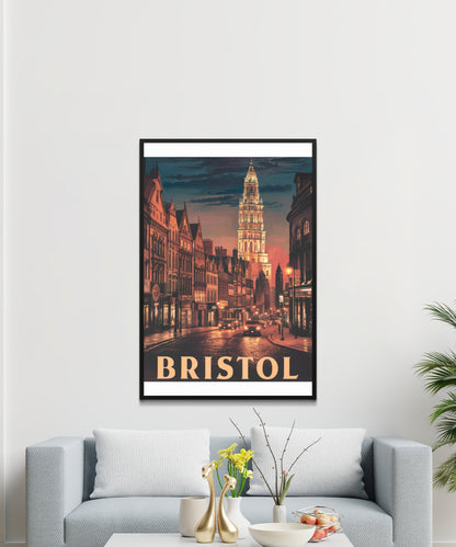 Bristol Vintage Travel Poster