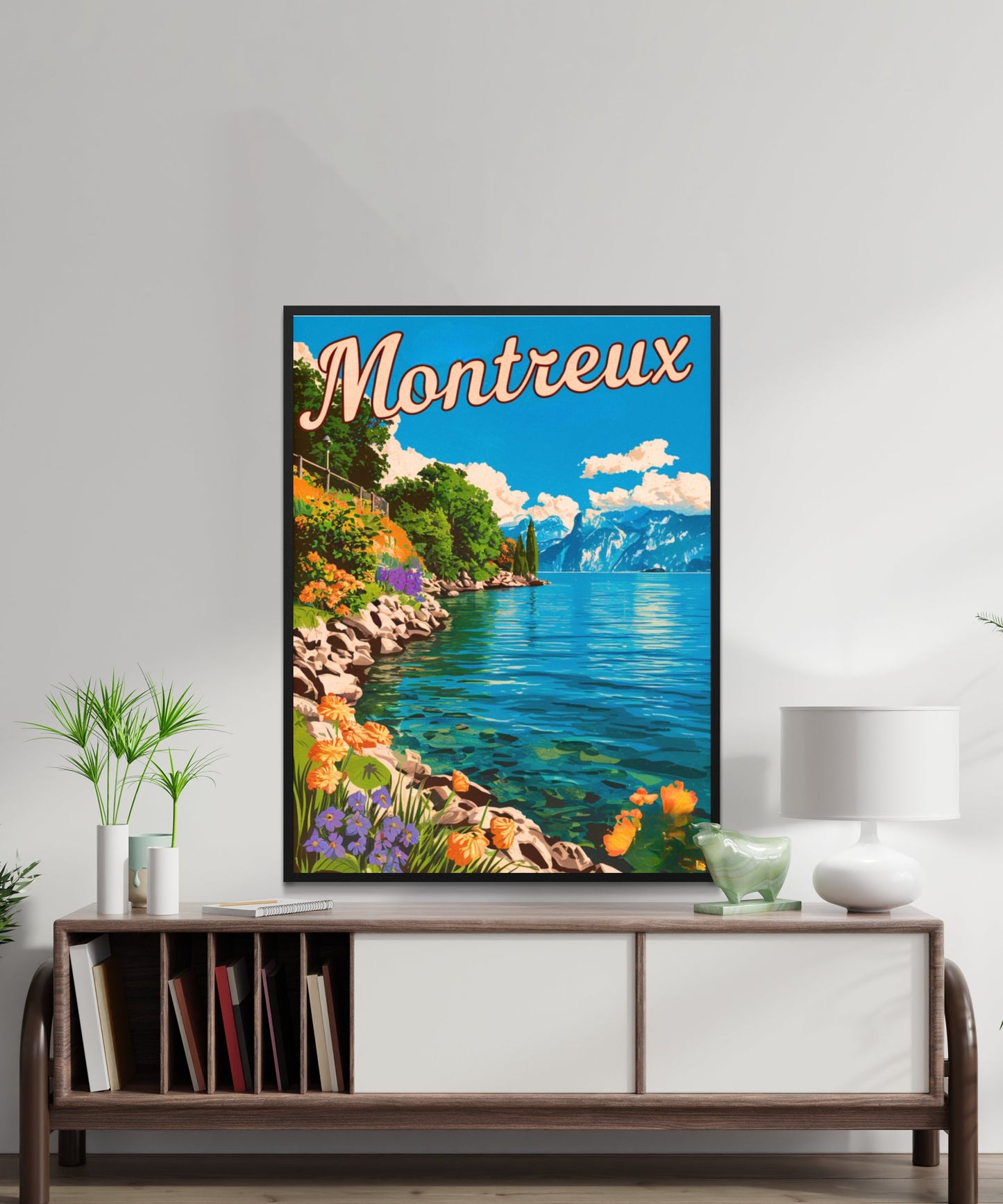 Montreux Vintage Travel Poster