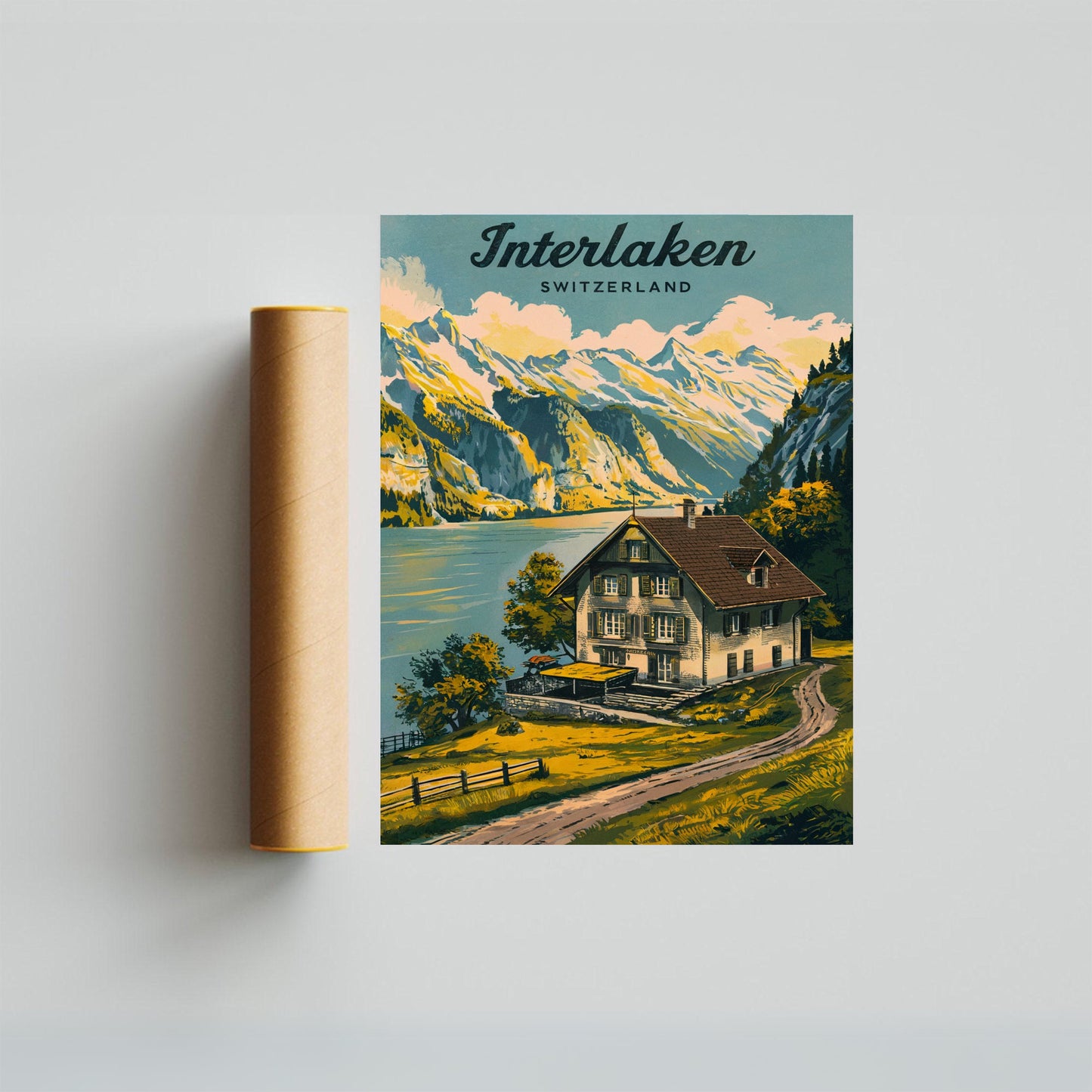 Interlaken Vintage Travel - Gateway to the Swiss Alps