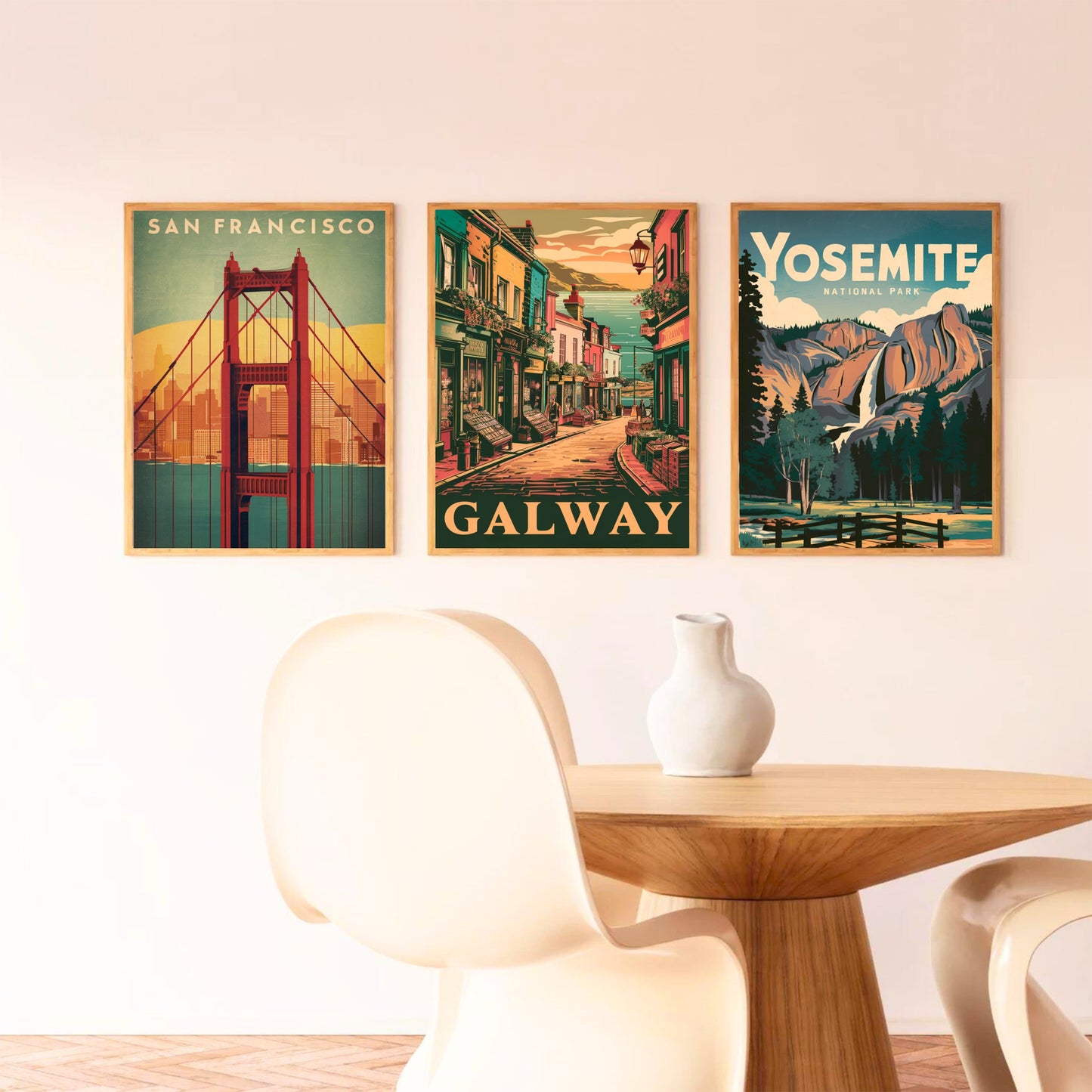 Galway Vintage Travel Poster - Coastal Charm