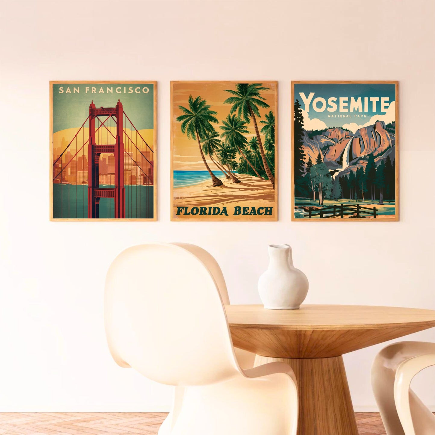 Florida Vintage Travel Poster - Coastal Charms