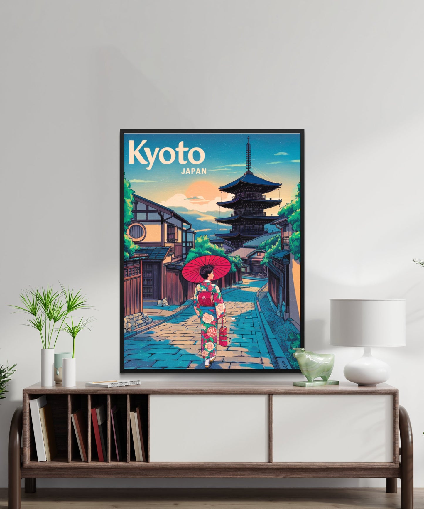 Kyoto Vintage Travel Poster