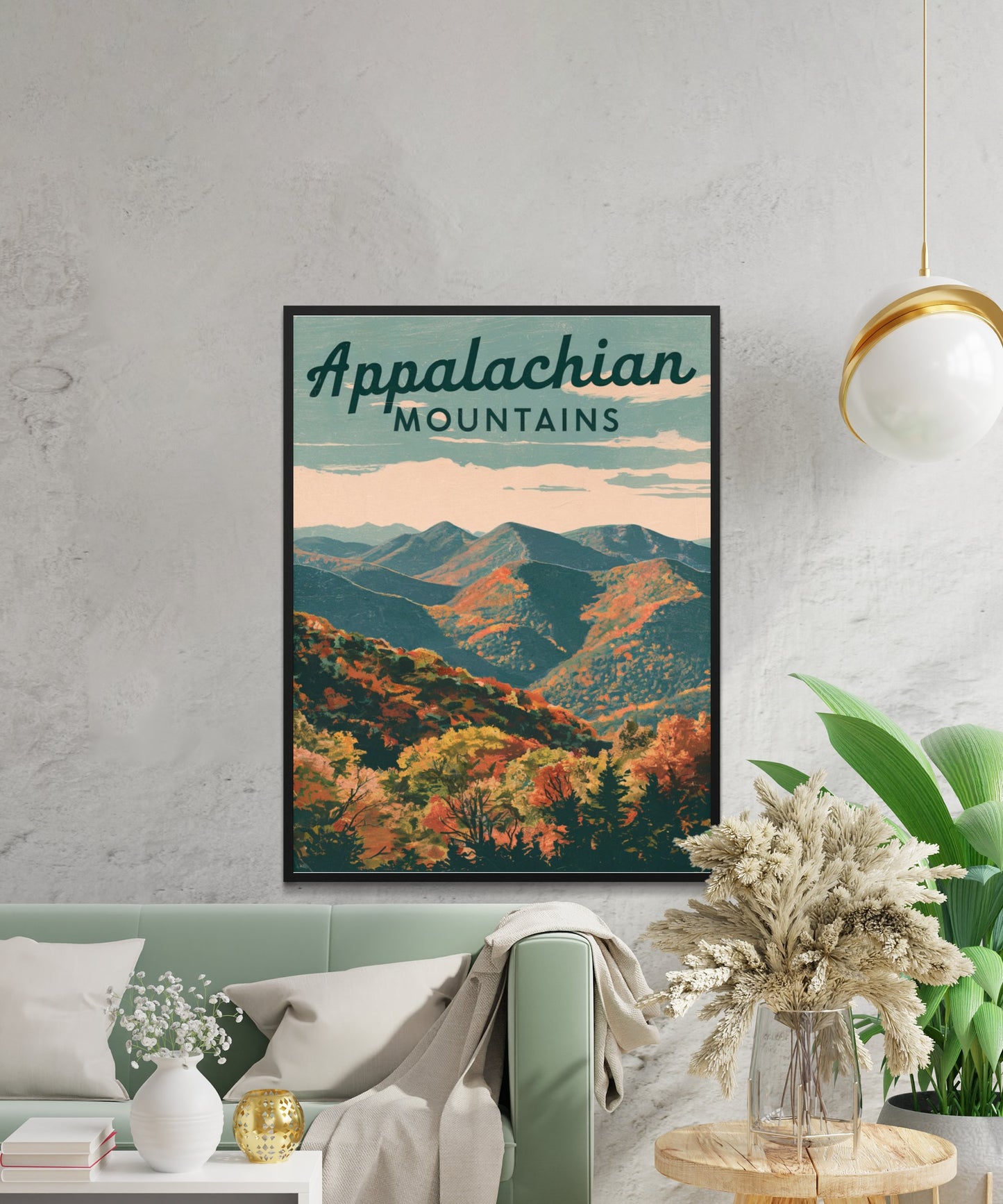 Appalachian Vintage Travel Poster