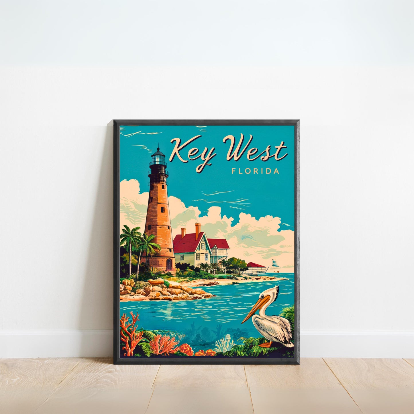 Key West Vintage Travel Poster