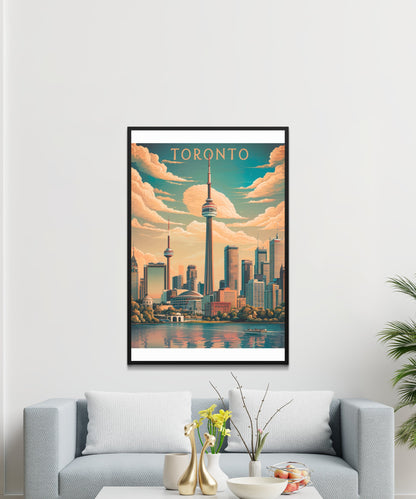 Toronto Vintage Travel Poster