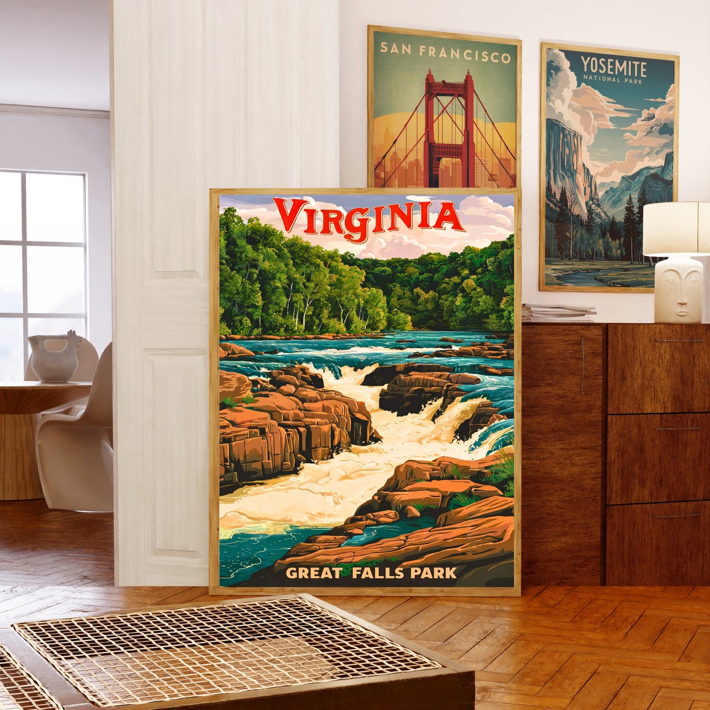 Virginia Vintage Travel Poster