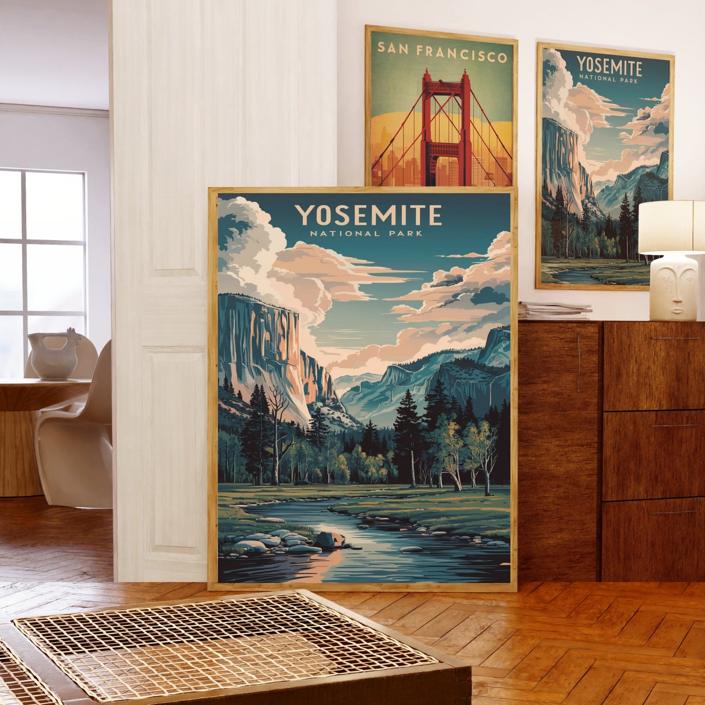 Yosemite Vintage Travel Poster