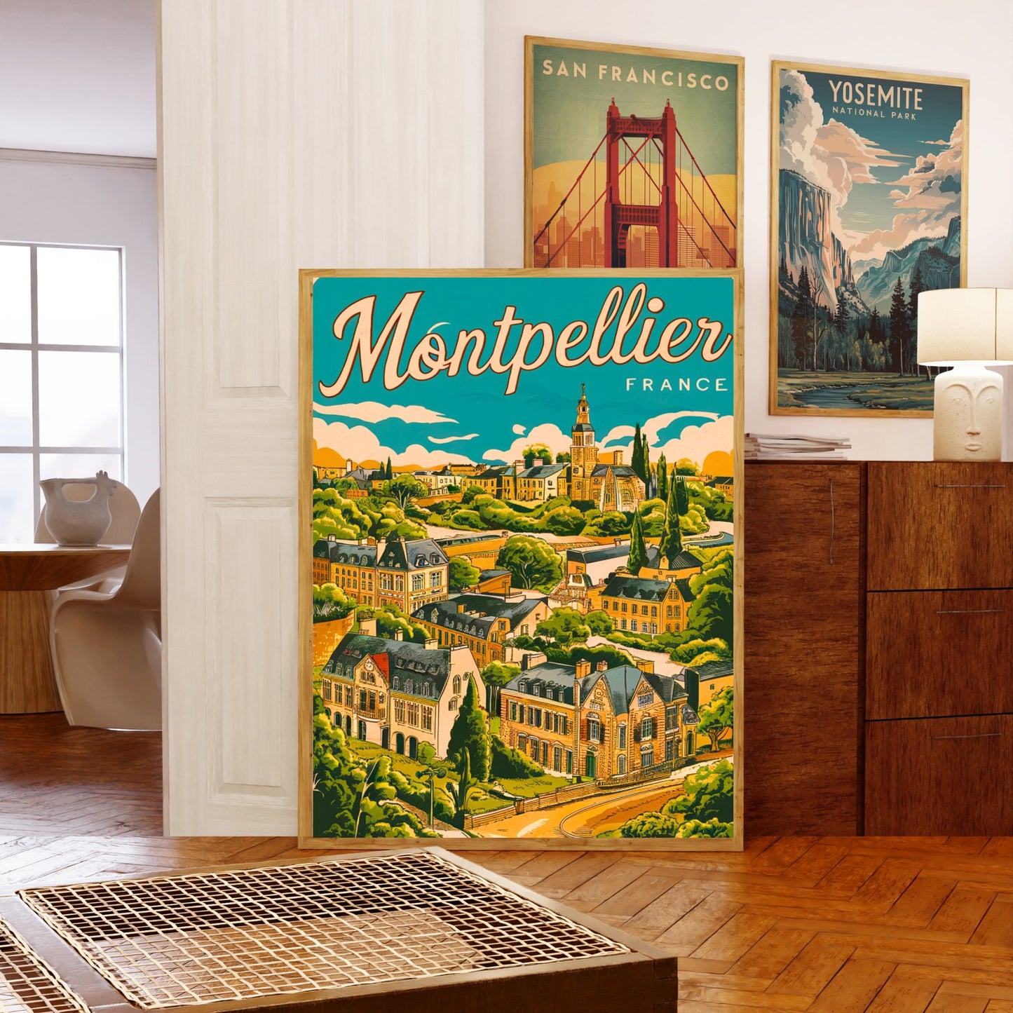 Montpellier  Vintage Travel Poster - Beautiful Views