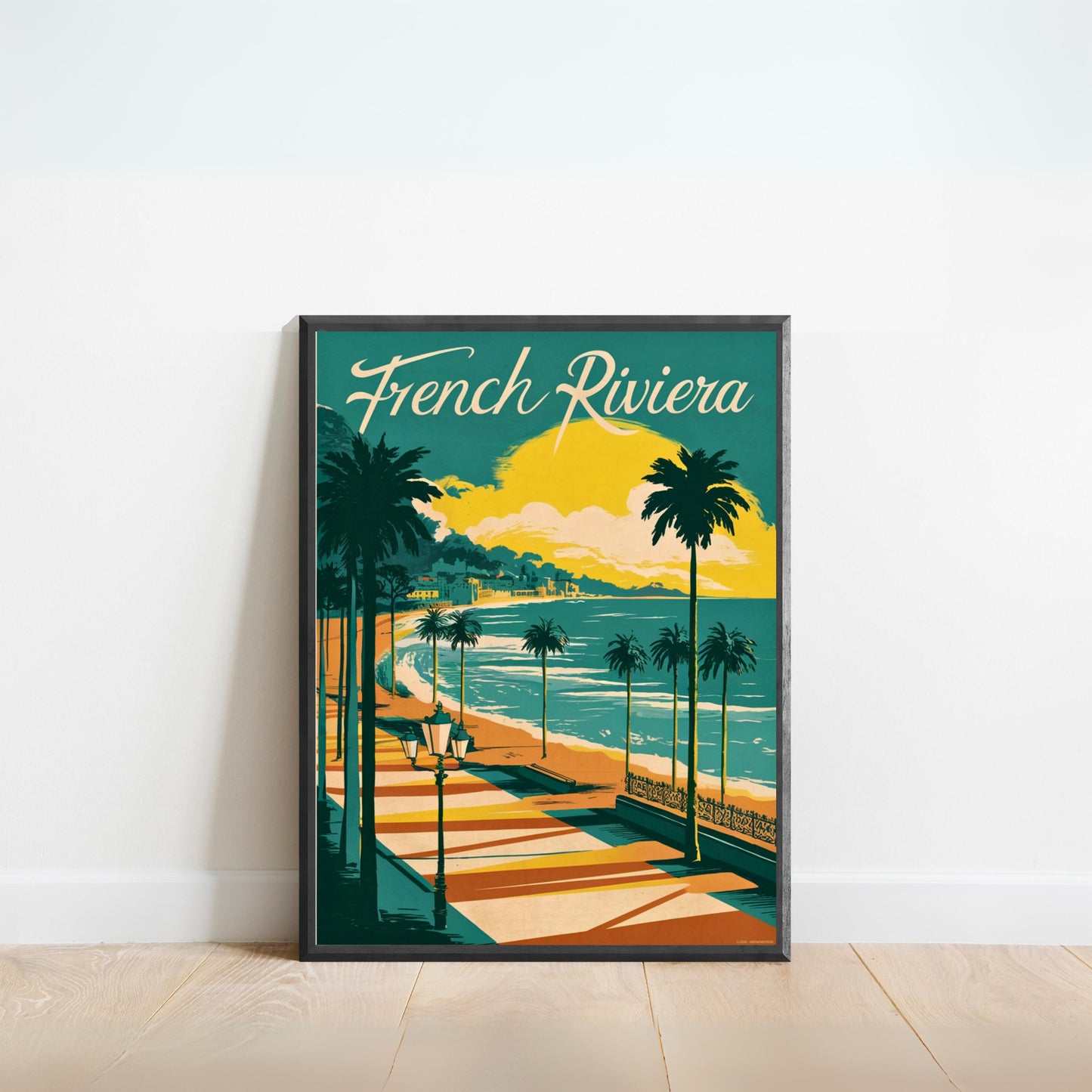 French Riviera Vintage Travel Poster - Sun, Sea, and Sophistication