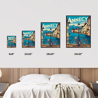 Annecy Vintage Travel Poster