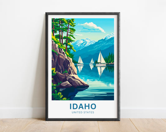 Idaho Travel Poster