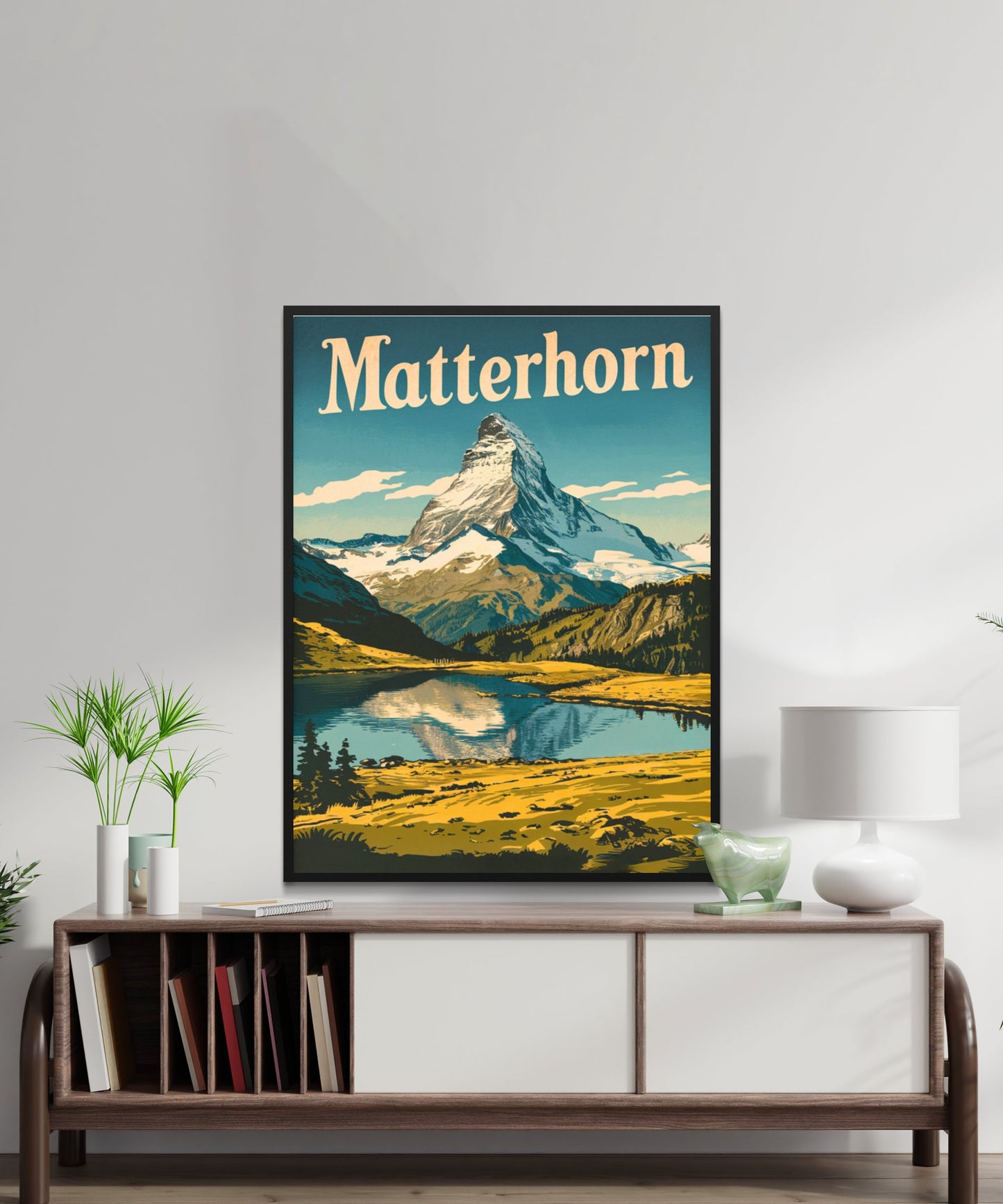 Matterhorn Vintage Travel Poster - Alpine Adventure