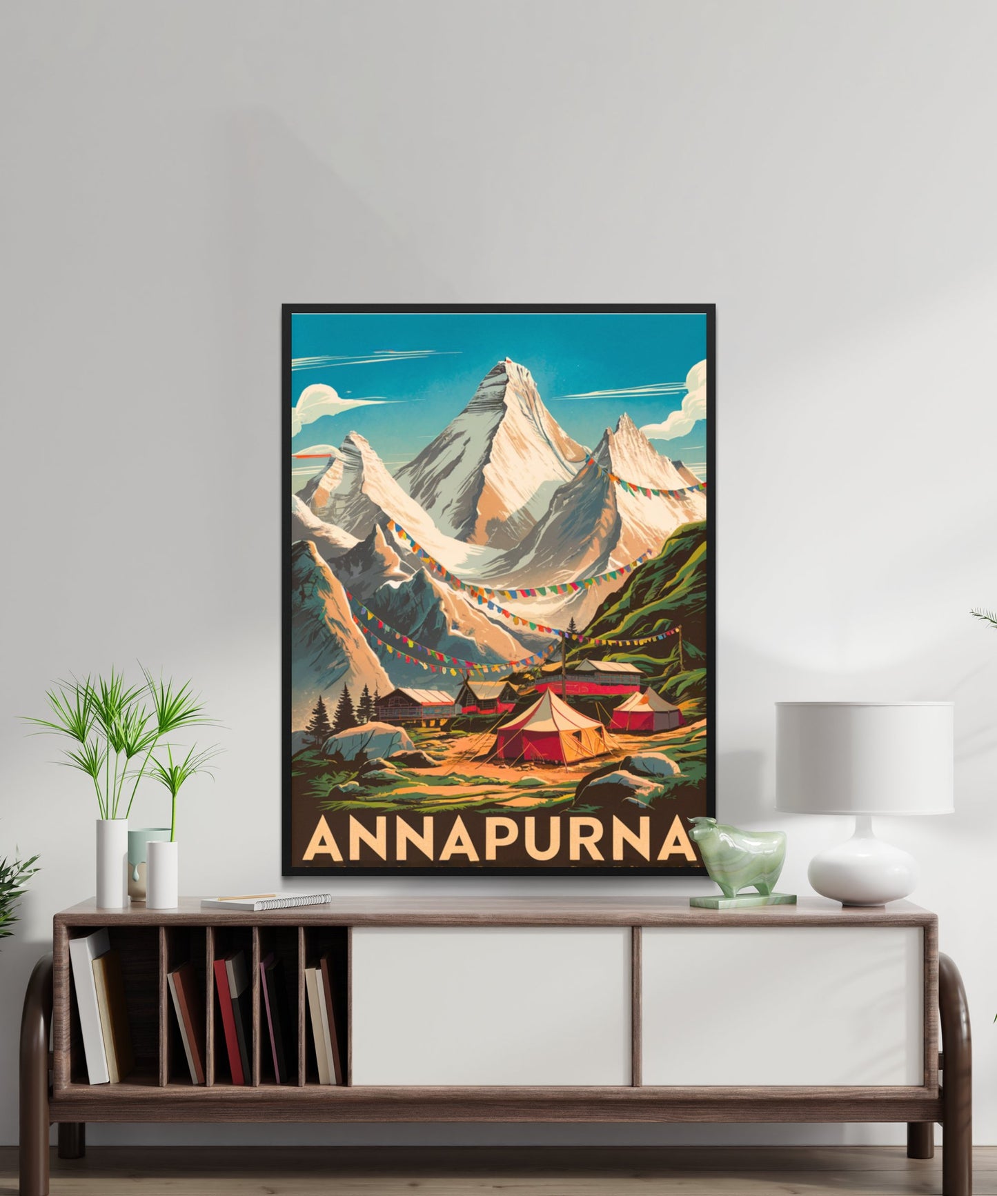 Annapurna Vintage Travel Poster