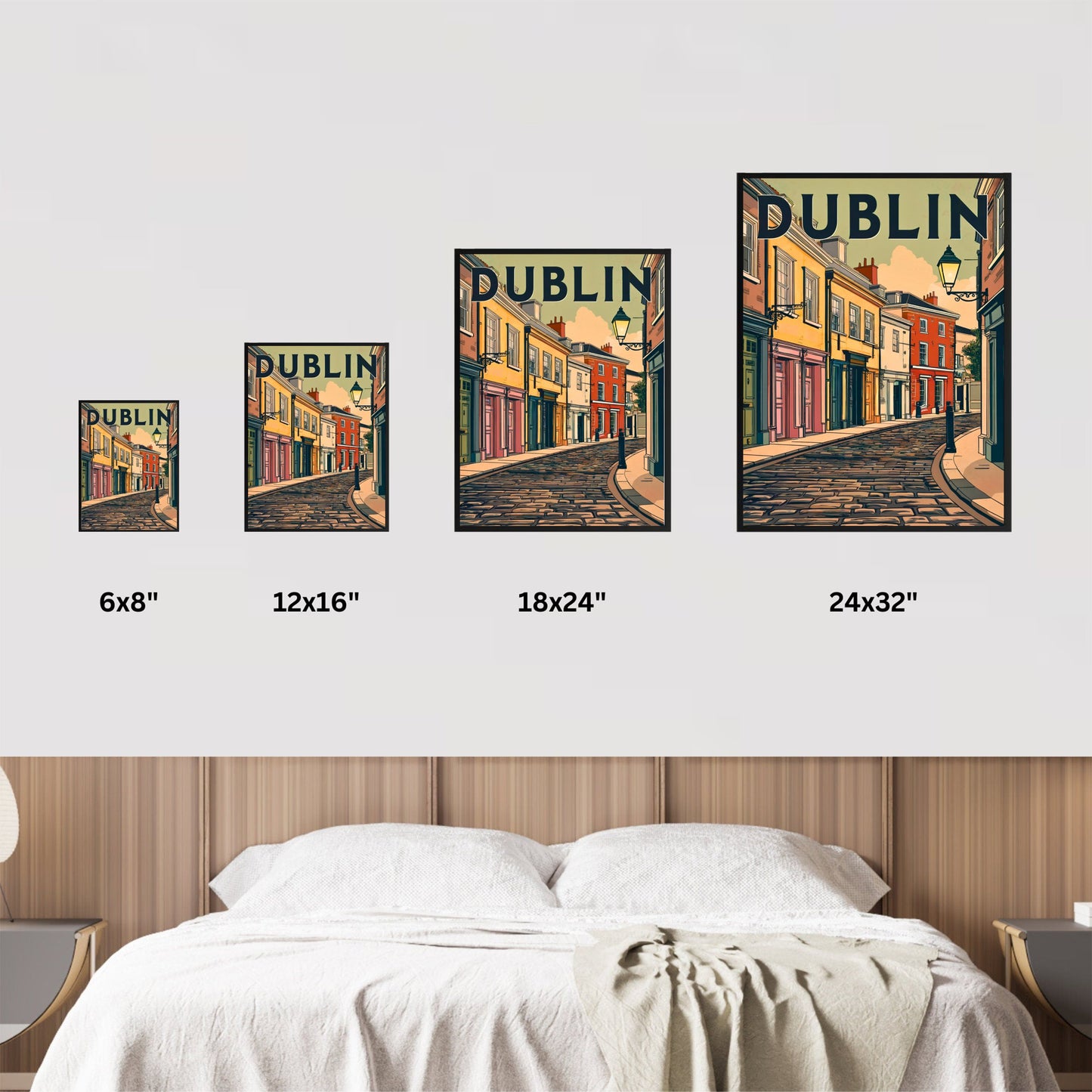 Dublin Vintage Travel Poster