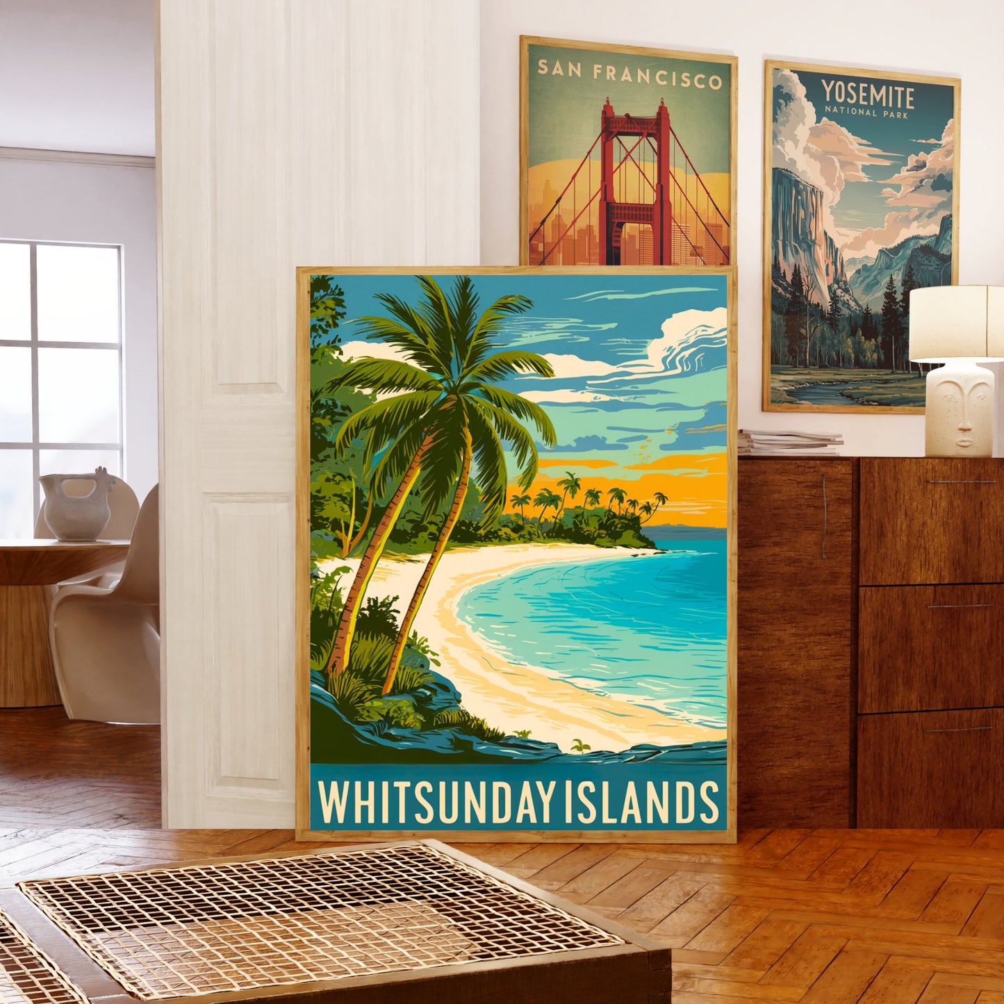 Whitsunday Vintage Travel Poster - Tropical Paradise