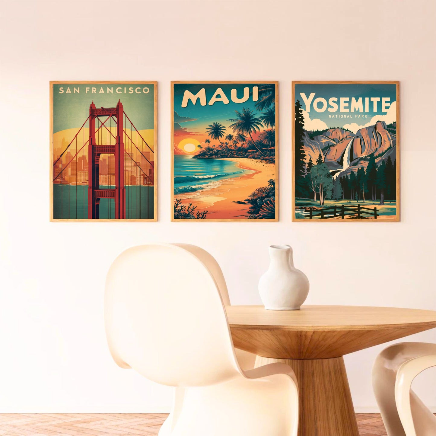 Maui Vintage Travel Poster - Tropical Paradise