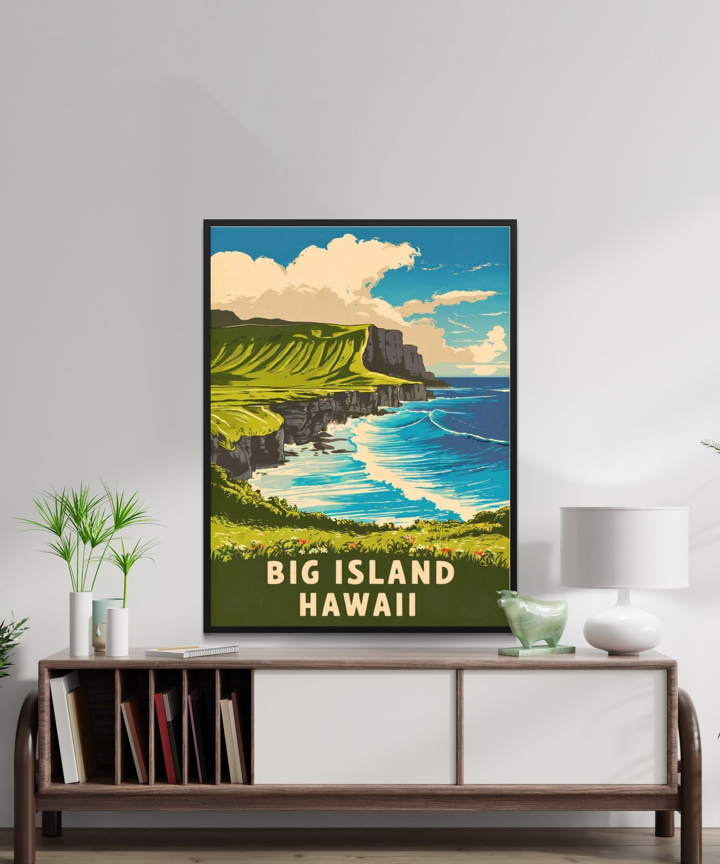 Big Island Vintage Travel Poster