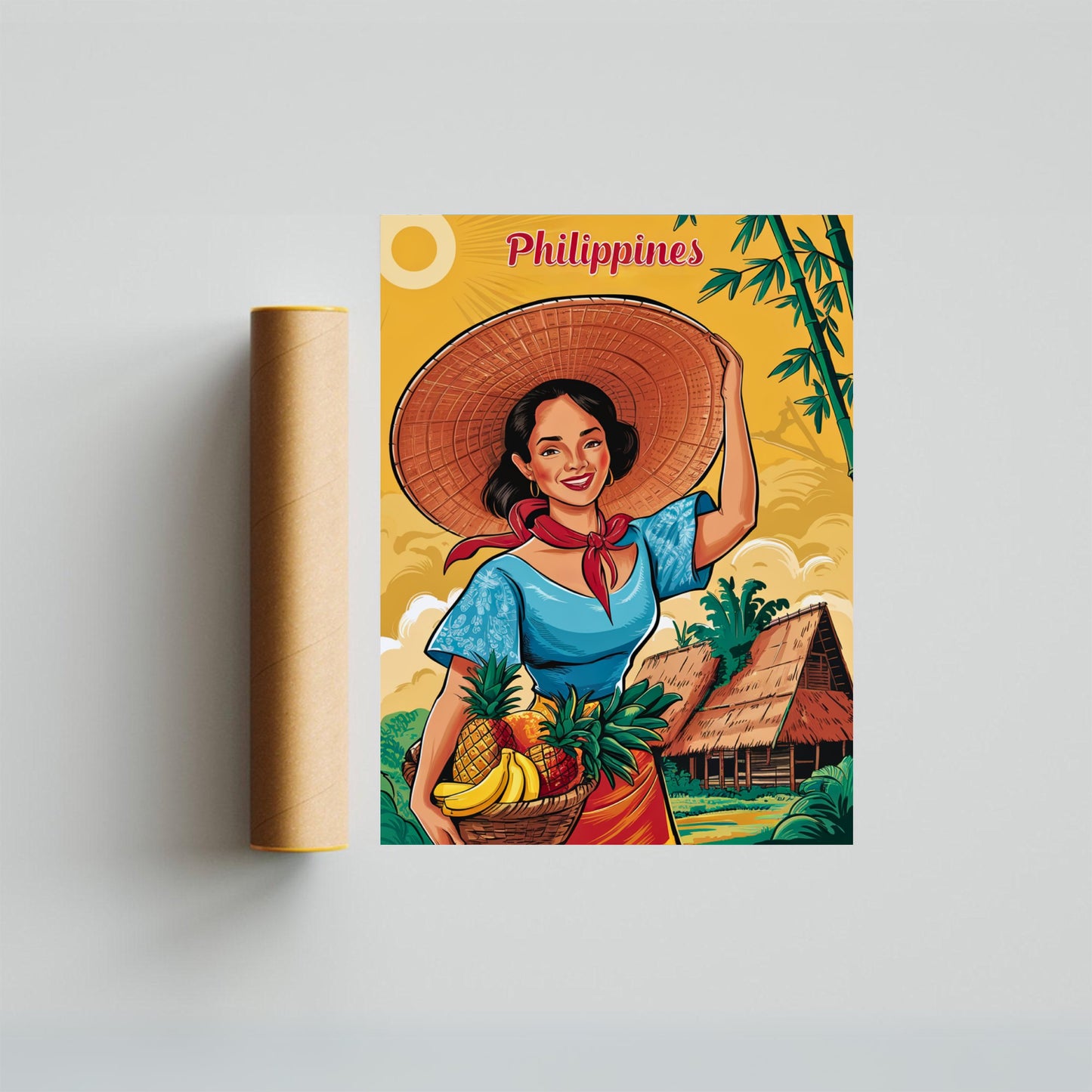 Philippines Vintage Travel Poster - Jewel of the Pacific