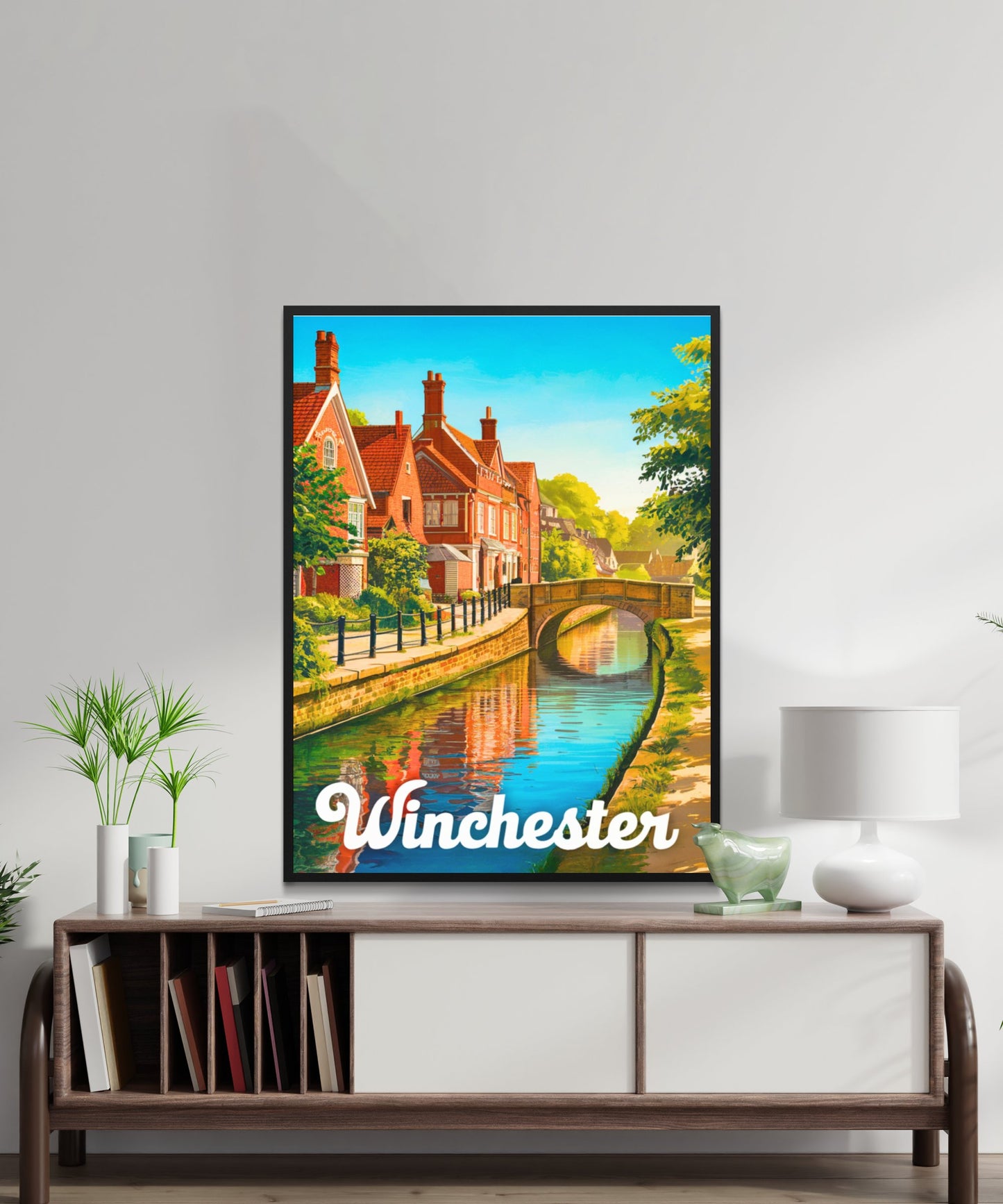 Winchester  Vintage Travel Poster