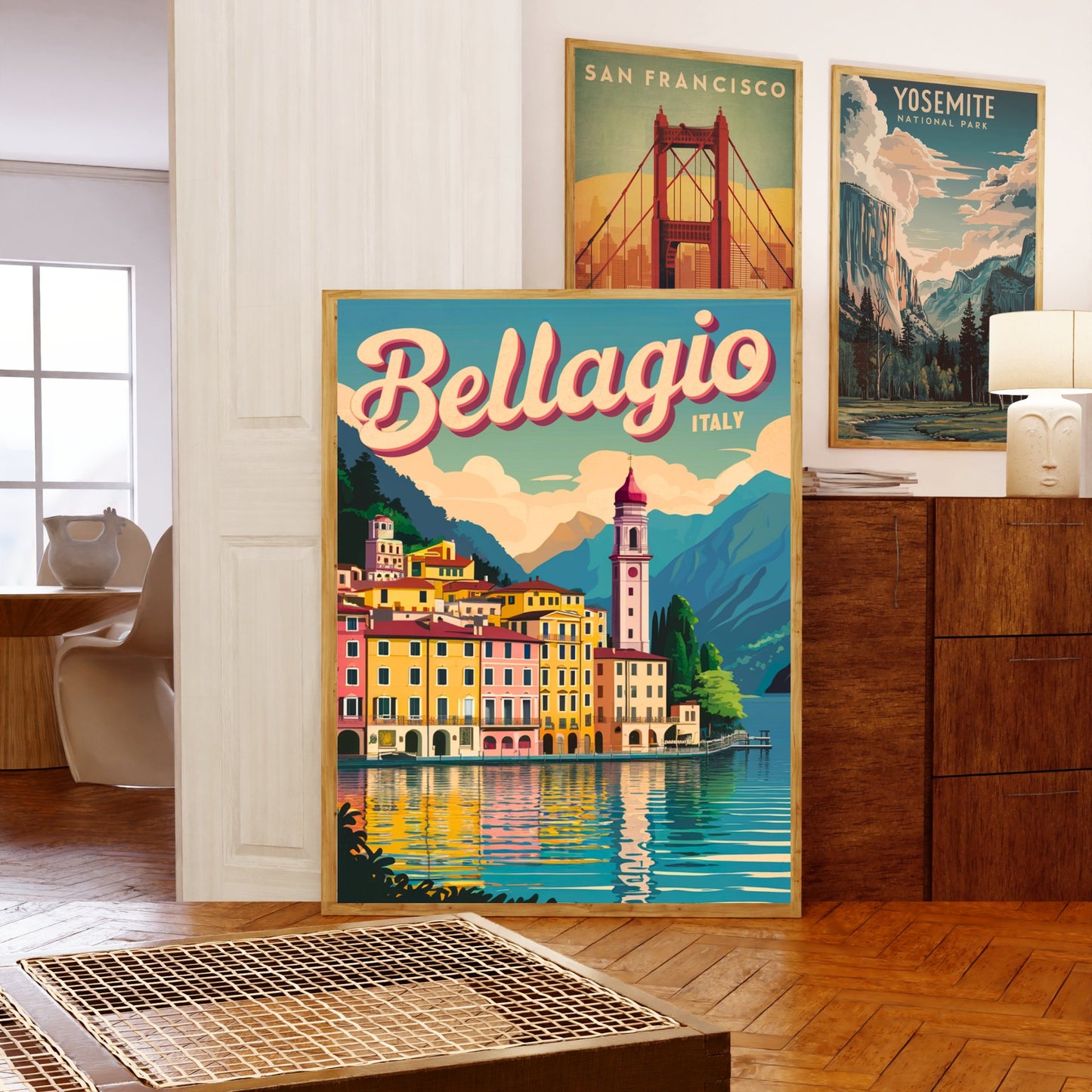 Bellagio Vintage Travel Poster