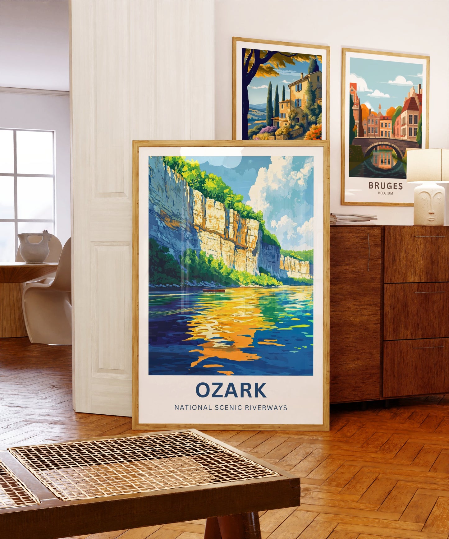 Ozark National Scenic Riverways Travel Poster  - Pristine Waterways