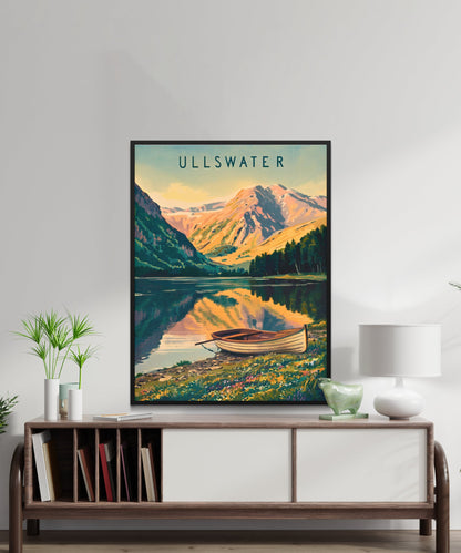 Ullswater Vintage Travel Poster