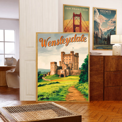 Wensleydale Vintage Travel Poster